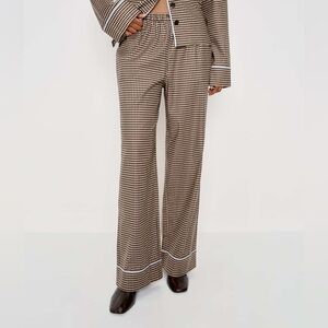 Reformation Coco Pajama Pant in Tartine Check